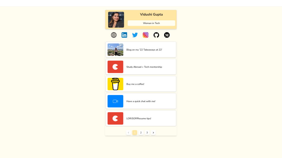 Personal Linktree | Appsmith Community Portal
